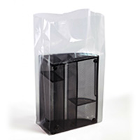 250 Pack Clear Jumbo Open Top Flat Poly Bags 20 x 24 4 Mil