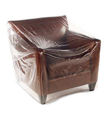 124 x 45 x 1 mil Clear Eco-Friendly Poly Furniture Covers